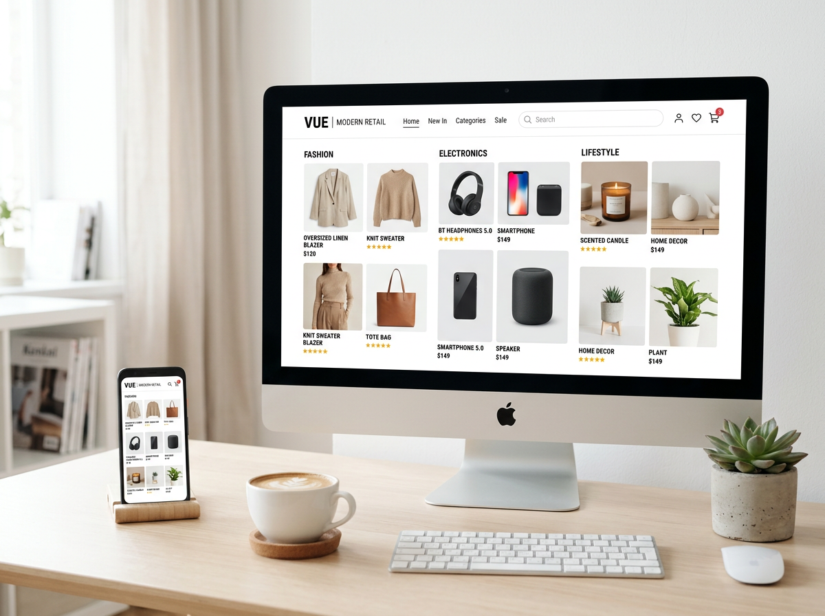 Online Store website template