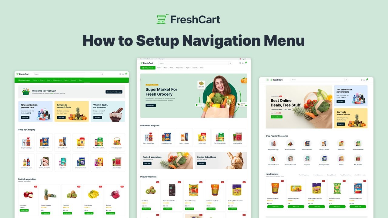 FreshCart website